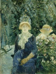 Woman In A Garden — Berthe Morisot