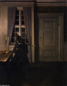 The Coin Collector — Vilhelm (hammershøi)hammershoi