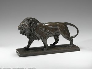 Walking Lion — Antoine-louis Barye