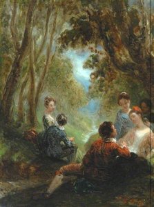 A Fête Champêtre — Pierre Joseph Dedreux Dorcy