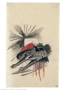 Lying Hyena (lying Wolf) — Franz Marc