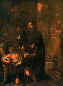 San Ignacio Exorcizando A Un Poseso — Juan De Valdés Leal
