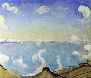 Caux Landscape With Rising Clouds — Ferdinand Hodler