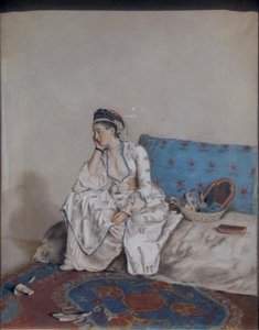 Portrait Of Maria Gunning, Countess Of Coventry — Jean-étienne Liotard