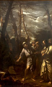 Diogenes Throwing Away His Drinking Cup. — Salvator Rosa