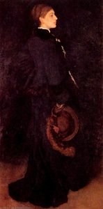 Arrangement In Brown And Black - Portrait Of Miss Rosa Corder — James Abbott Mcneill Whistler