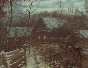 Evening In November — Nikolai Nikanorovich Dubovskoy