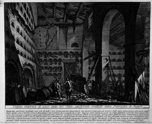 The Roman Antiquities, T. 2, Plate Xlii. Interior View Of One Of The Three Rooms Before Burial. — Джовани Батиста Пиранези