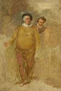 William Downton As Falstaff And George Smith As Bardolph In 'henry Iv', Part I — George Clint