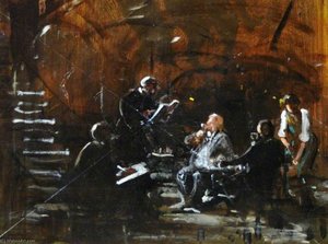 Study Of A Reading (detail) — Frederick William Elwell