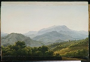 Vue Prise De Subiaco — Joseph Pierre Xavier Bidauld