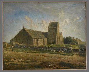 L'église Di Gréville — Jean-françois Millet