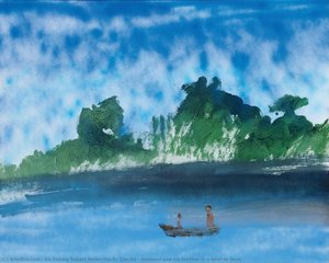 Rimbaud And His Brother In A Boat As Boys — Sir Sidney Robert Nolan