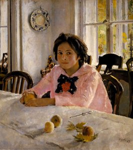 Girl With Peaches — Valentin Alexandrovich Serov