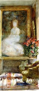 Interior Of A Salon — Marie Bracquemond