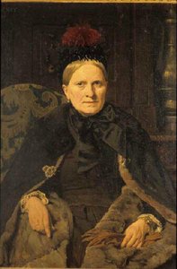 Portrait De Mme Perray 1890 — Daisay Jules