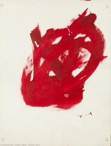 Untitled (back) — Antoni Tàpies