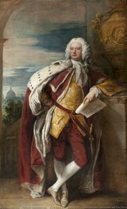 Jacob Bouverie (1694–1761), First Viscount Folkestone And First President Of The Society Of Arts (after Thomas Hudson) — Thomas Gainsborough