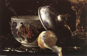 Still-life With A Nautilus Cup (detail) — Вилем Калф