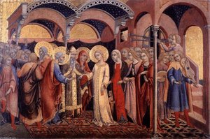 Marriage Of The Virgin — Sano Di Pietro