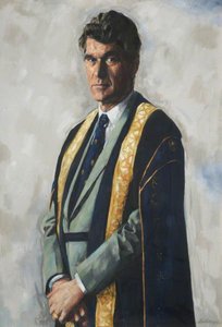 Sir John Michael Ashworth (b.1938), Third Vice Chancellor Of The University Of Salford (1981–1990) — Harold Riley