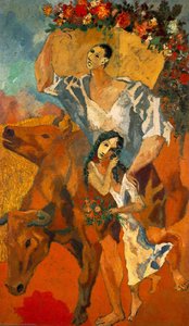 Composition ''peasants'' — Pablo Picasso