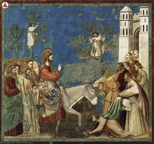 No. 26 Scènes De La Vie Du Christ : 10. Entrée À Jérusalem — Giotto Di Bondone
