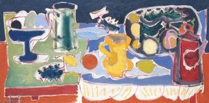 The Long Table With Fruit 1949 — Patrick Heron