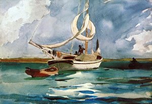 Sloop, Bermuda — Winslow Homer