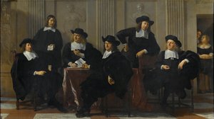 The Regents Of The Spinhuis And Nieuwe Werkhuis, Amsterdam, Karel Du Jardin, 1669 — Karel Dujardin