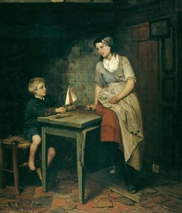 The Fisherman"s Children, Bernardus Johannes Blommers, 1868 — Бернардус Йоханнес (бернард) Бломмерс
