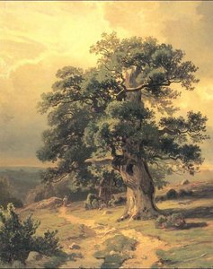 Chênes (étude) — Ivan Ivanovich Shishkin