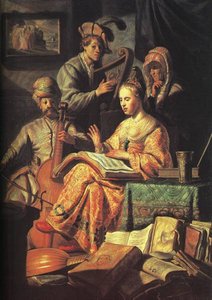 Festa Musicale Ad Amsterdam — Rembrandt Van Rijn