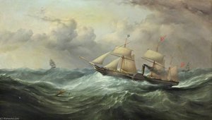 The Steamship 'british Queen' — Samuel Walters