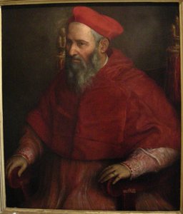 Portrait Of Cardinal Giovanni Maria Ciocchi Del Monte, Later Pope Julius Iii — Prospero Fontana