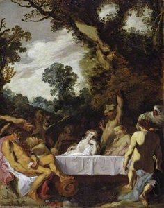 A Bacchanalian Feast — Johann Liss