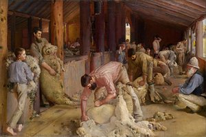 Shearing The Rams — Tom Roberts