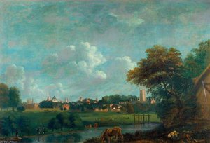 View Of Oxford From The Cherwell — Daniel Turner