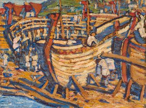 Construyendo Los Barcos — Nicolás Roerich