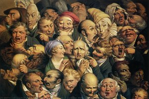 Meeting Of Thirty-five Heads Of Expression (réunion De Trente-cinq Têtes D'expression) — Louis Léopold Boilly