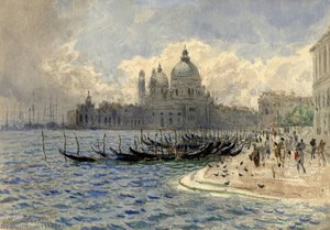 The Salute, Venice, Showery Weather. — Joseph Arthur Palliser Severn