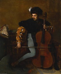 The Cellist — Ferdinand Roybet