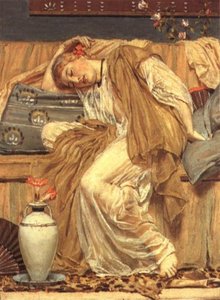 A Sleeping Girl — Albert Joseph Moore
