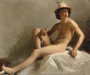 Study For Mercury, Palais Garnier, Paris — Isidore Pils