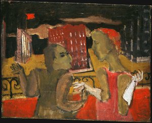 Ej Namngett (två Kvinnor Framför En Stadsklippa) — Mark Rothko