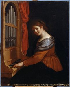 Sainte Cecile — Barbieri Gian Francesco (guercino Il)