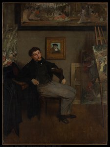 Ritratto Di James-jacques-joseph Tissot — Hilaire-germain-edgar Degas