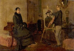 The Artist In His Studio — Elizabeth Adela Stanhope Forbes