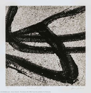 Providence 68, 1986, From The Portfolio Tar Abstracts — Aaron Siskind