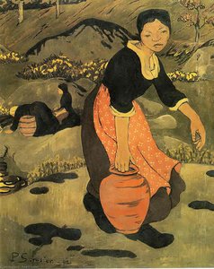 Jeune Bretonne . La Cruche — Paul Sérusier